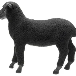 Figurine décorative Happy Sheep Wool noir 37cm>KARE Design Sale