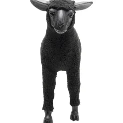 Figurine décorative Happy Sheep Wool noir 37cm><noscript><img width=
