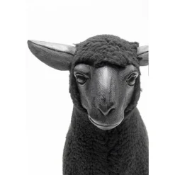 Figurine décorative Happy Sheep Wool noir 37cm><noscript><img width=