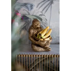 Figurine décorative Holding Bowl doré 41cm>KARE Design Clearance