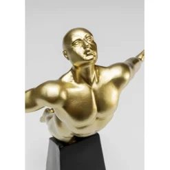 Figurine décorative Jumper doré 37cm><noscript><img width=