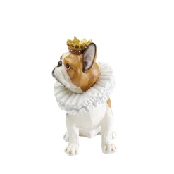 Figurine décorative King Dog marron 29cm>KARE Design New