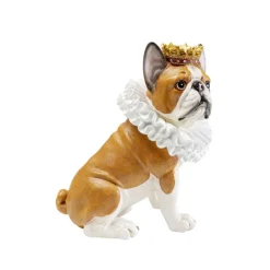 Figurine décorative King Dog marron 29cm><noscript><img width=