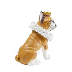 Figurine décorative King Dog marron 29cm><noscript><img width=