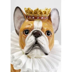 Figurine décorative King Dog marron 29cm><noscript><img width=
