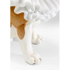 Figurine décorative King Dog marron 29cm><noscript><img width=