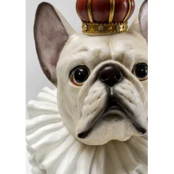 Figurine décorative King Dog blanc 33cm><noscript><img width=