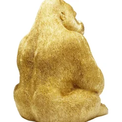Figurine décorative Monkey Gorilla Side doré 76cm><noscript><img width=