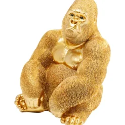 Figurine décorative Monkey Gorilla Side doré 39cm><noscript><img width=