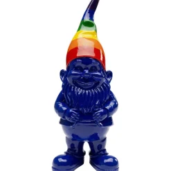 Figurine décorative Nain Rainbow bleu 21>KARE Design