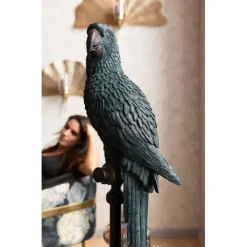 Figurine décorative Parrot pétrole>KARE Design Sale