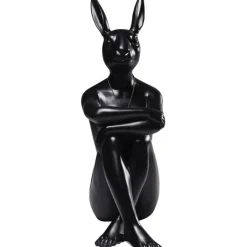 Figurine décorative Rabbit Gillie noir>KARE Design Clearance