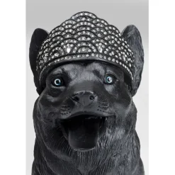 Figurine décorative Royal Standing Corgi noir 52cm><noscript><img width=