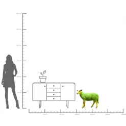 Figurine décorative Sheep Colore verte><noscript><img width=
