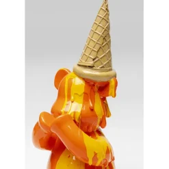 Figurine décorative Sitting Gelato Bear Orange 37c><noscript><img width=