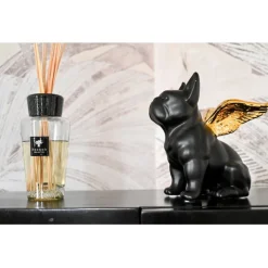 Figurine décorative Sitting Angel Dog doré-noir>KARE Design Discount