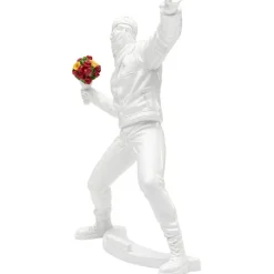 Figurine décorative Street Art Bouquet blanc 27cm>KARE Design