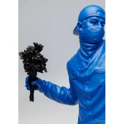 Figurine décorative Street Art Bouquet bleu 67cm><noscript><img width=
