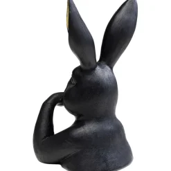 Figurine décorative Sweet Rabbit noir 23cm><noscript><img width=