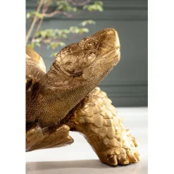 Figurine décorative Turtle doré GM><noscript><img width=