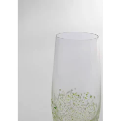 Flûte à champagne Confetti vert 26cm>KARE Design Outlet