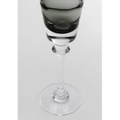 Flûte à champagne Mimi gris 24cm><noscript><img width=