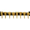 Garderobe murale Dog Family doré 69cm>KARE Design Outlet