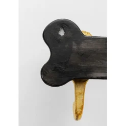 Garderobe murale Dog Family doré 69cm><noscript><img width=