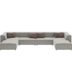 Grand canapé d angles Infinity Malibu gris>KARE Design Sale