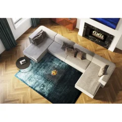 Grand canapé d angles Infinity Malibu gris>KARE Design Sale