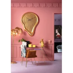 Horloge murale Big Drop doré 92x127cm>KARE Design Discount