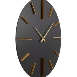 Horloge murale Luca noir Ø70cm>KARE Design Online