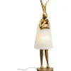 Lampadaire Animal Rabbit or/blanc 150cm>KARE Design