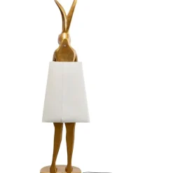 Lampadaire Animal Rabbit or/blanc 150cm><noscript><img width=