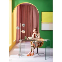 Lampadaire Calotta chrome><noscript><img width=