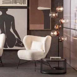Lampadaire Double Bubble cuivre 165cm>KARE Design Sale