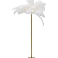 Lampadaire Feather Palm blanc 165cm>KARE Design Hot