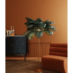 Lampadaire Feather Palm vert 165cm>KARE Design Outlet