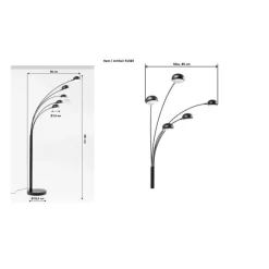 Lampadaire Five Fingers eco.><noscript><img width=