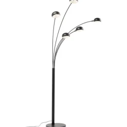 Lampadaire Five Fingers noir mat><noscript><img width=