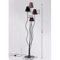 Lampadaire Flexible Mocca Cinque><noscript><img width=