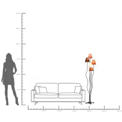 Lampadaire Flexible Mocca Cinque><noscript><img width=