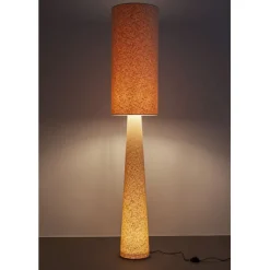 Lampadaire Marleen beige bouclé 190cm><noscript><img width=