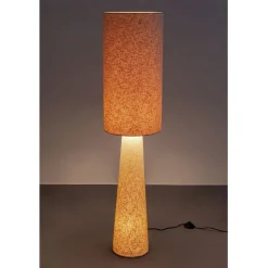 Lampadaire Marleen beige bouclé 130cm><noscript><img width=