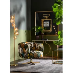 Lampadaire Scal Balls laiton 160cm>KARE Design Online