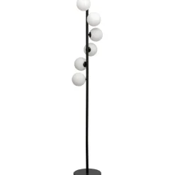 Lampadaire Scala Balls Milky noir 160cm>KARE Design Clearance