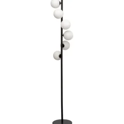 Lampadaire Scala Balls Milky noir 160cm>KARE Design Clearance