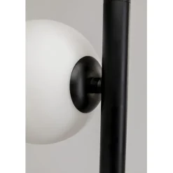 Lampadaire Scala Balls Milky noir 160cm><noscript><img width=