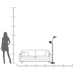 Lampadaire Speaker Duo 149cm><noscript><img width=