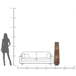 Lampadaire Sultan Cone 120cm><noscript><img width=